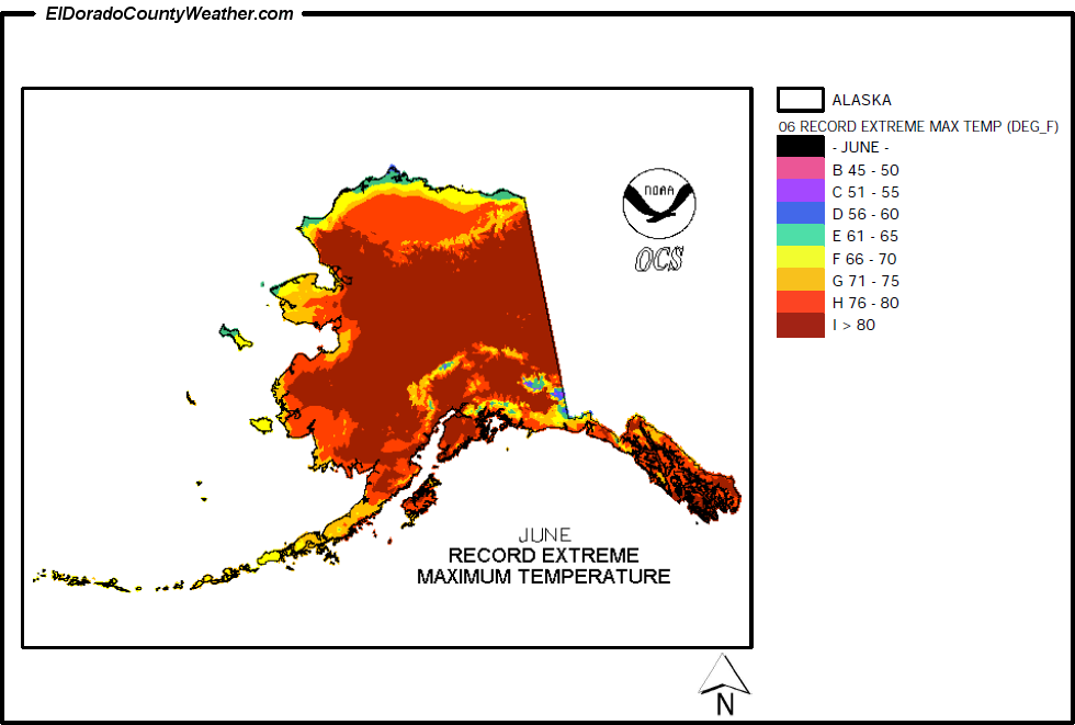 Alaska Annual Record Extreme Maximum Temperature